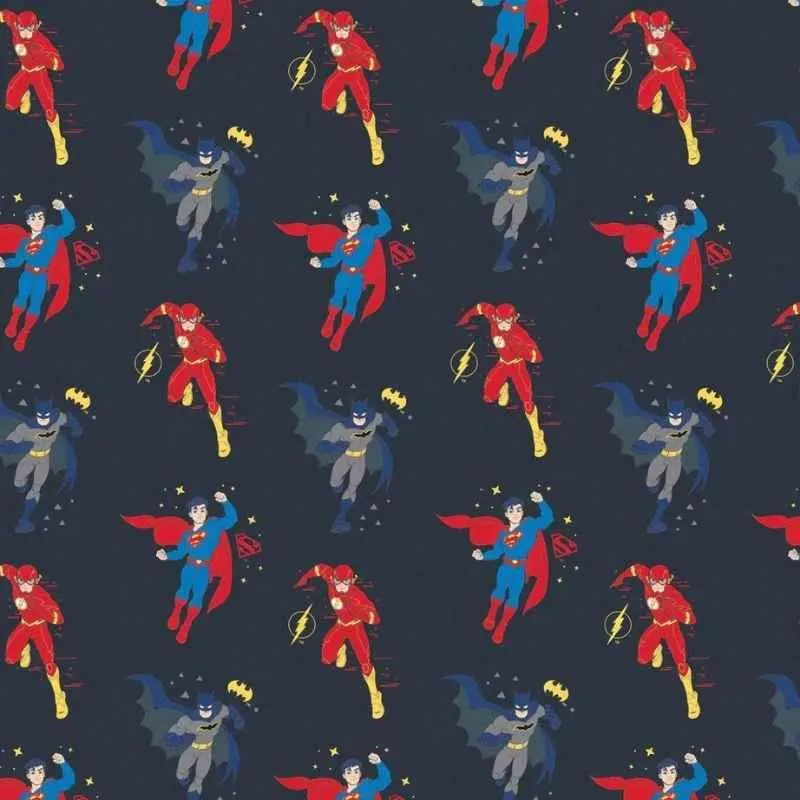 DC Comics Fabric Young DC Justice League Jr Boy Heroes