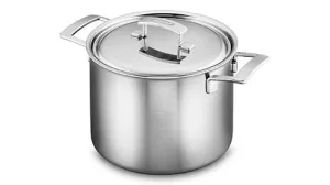 Demeyere Industry 5-Ply 8-qt Stainless Steel Stock Pot