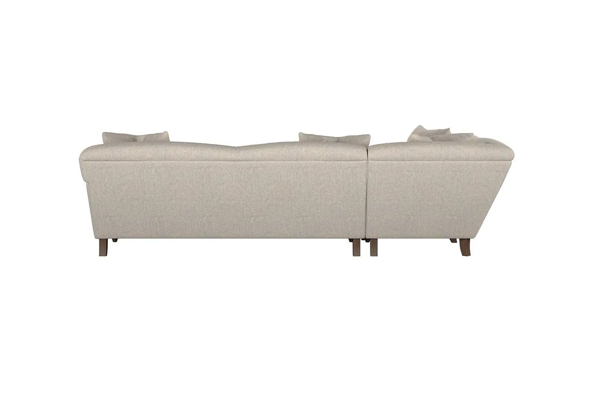 Deni Grand Left Hand Corner Sofa - Brera Linen Granite