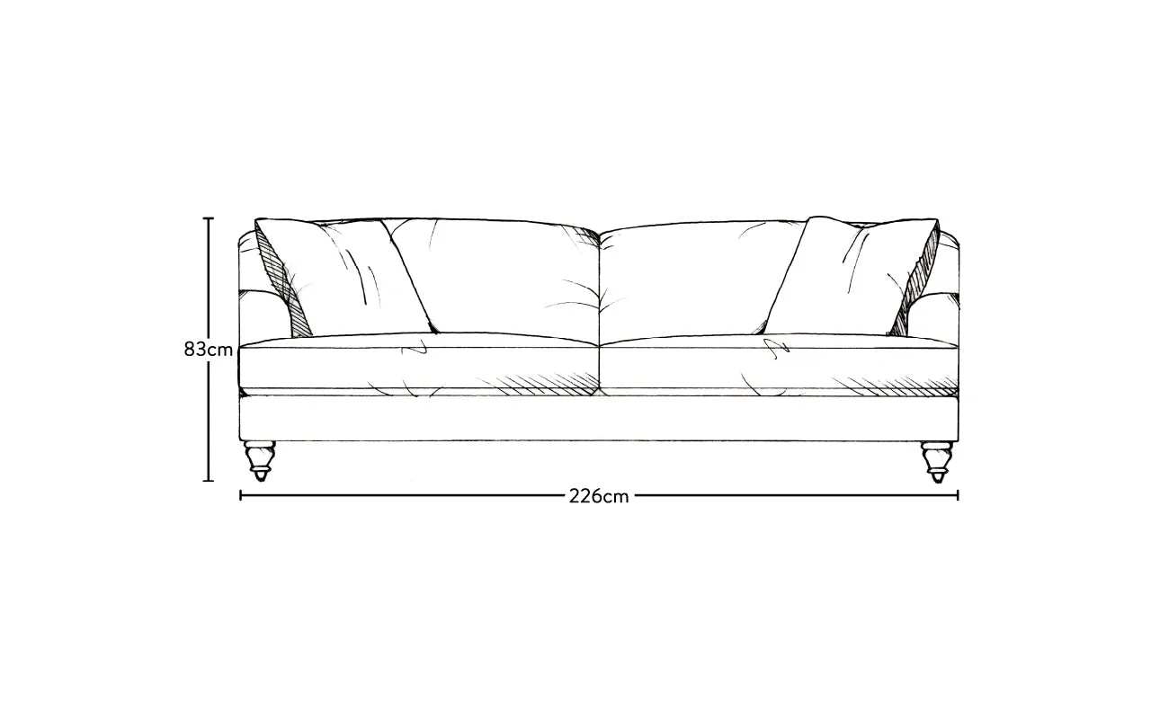 Deni Grand Sofa - Brera Linen Jade