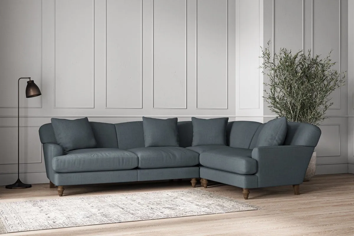 Deni Large Right Hand Corner Sofa - Brera Linen Dusk