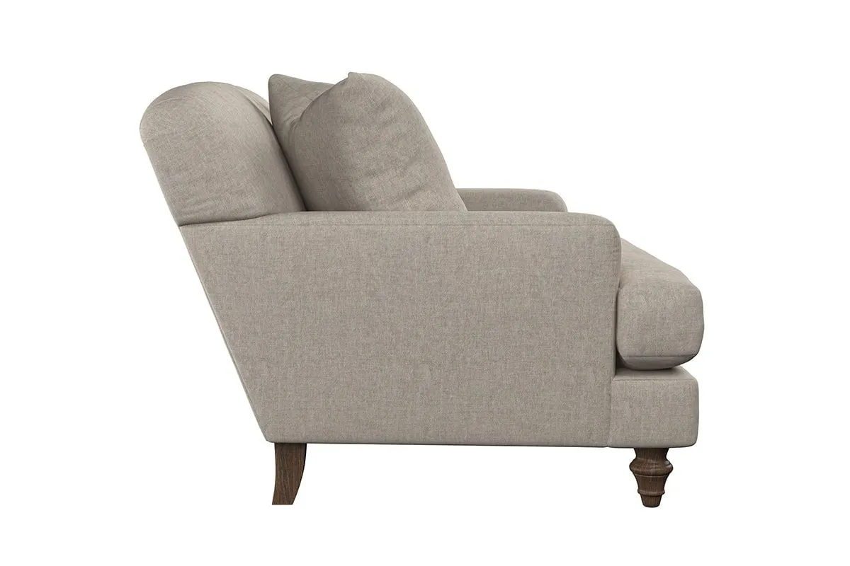 Deni Love Seat - Brera Linen Granite