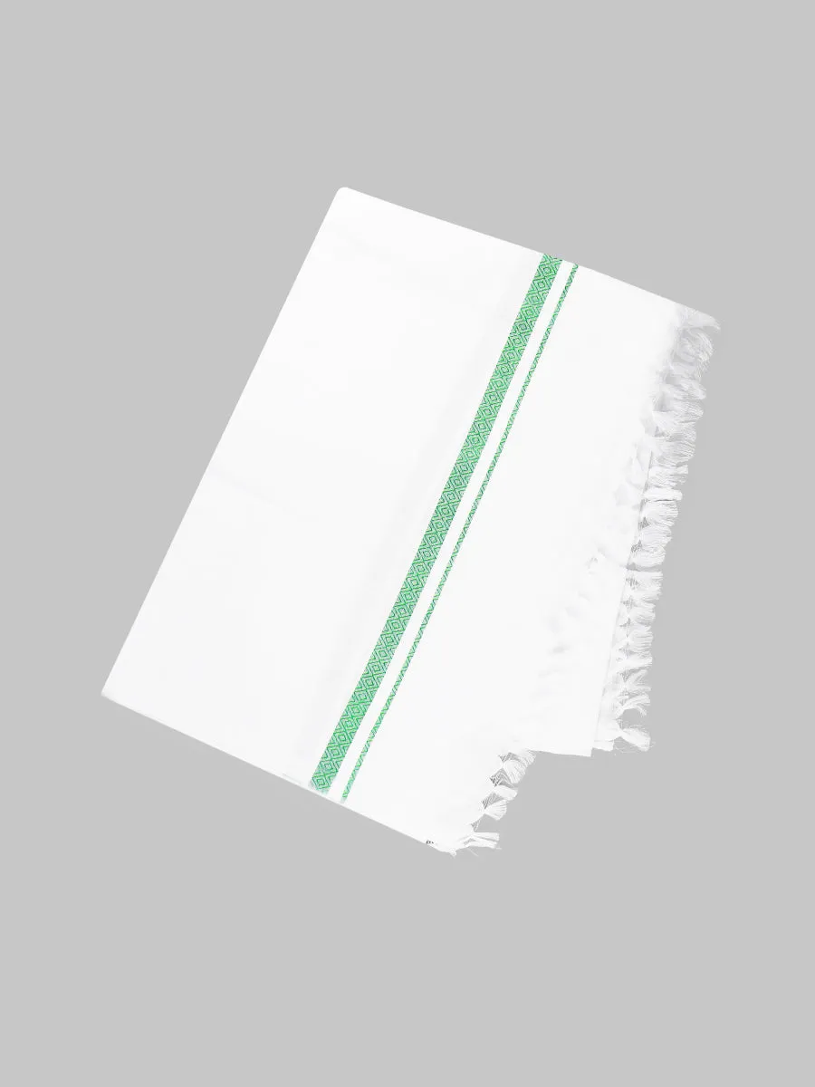 Dholpin Cotton White Bath Towel