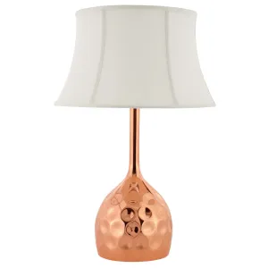 Dimple Rose Gold Table Lamp