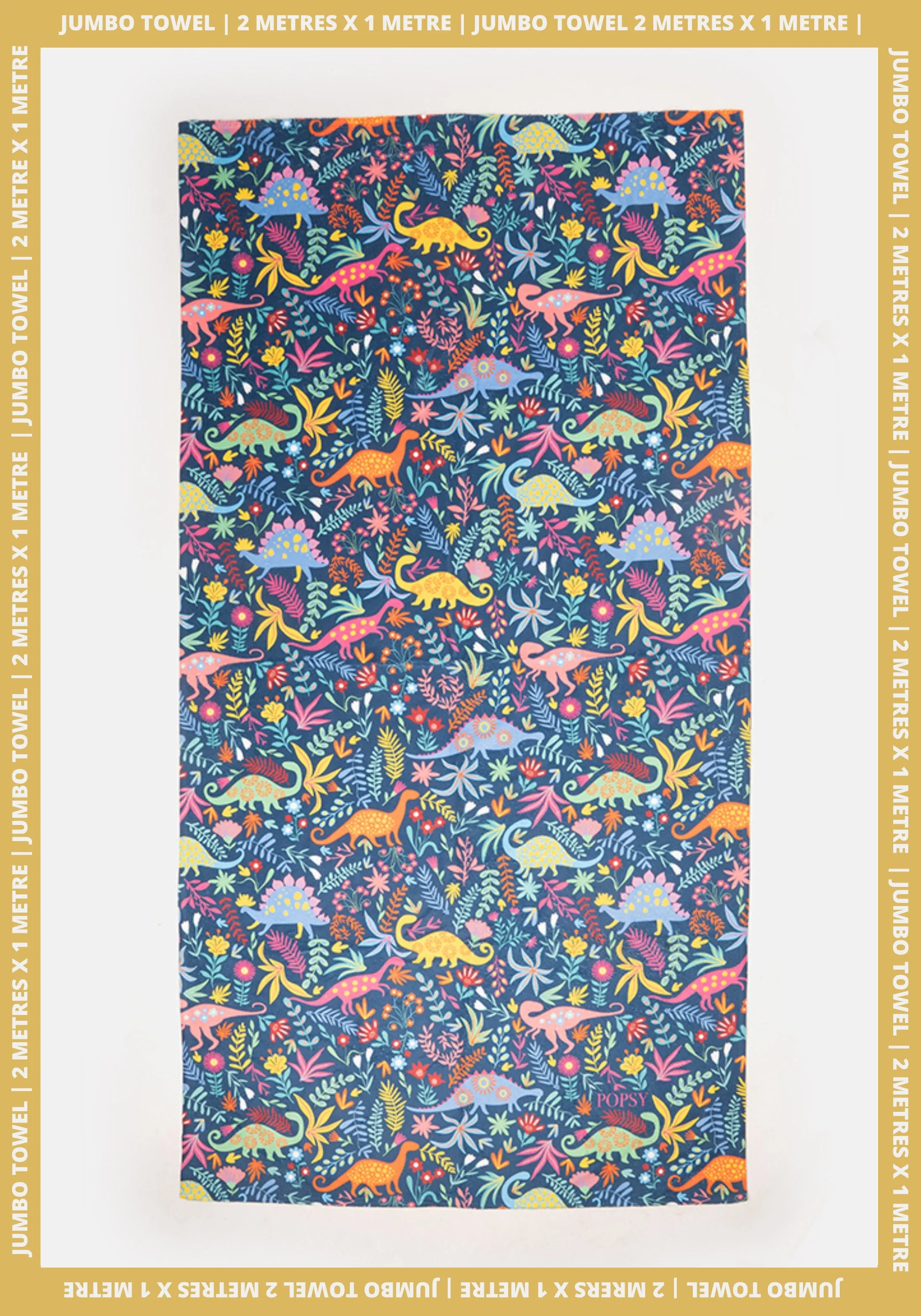 Dinosaur Print Jumbo Bath Sheet