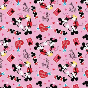 Disney - Mickey Mouse Valentine XOX in Pink