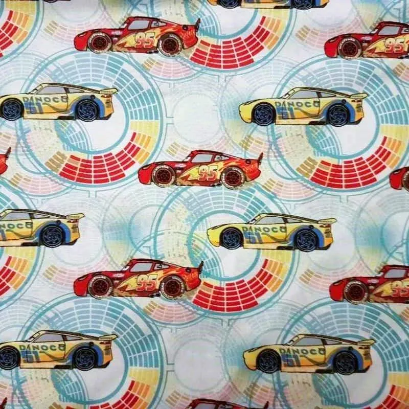 Disney Pixar Cars, Racing Car Fabric, Need for Speed