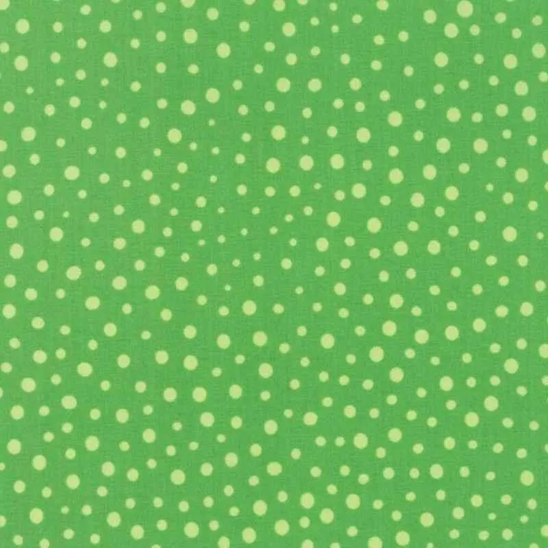 Dot Fabric. Dots Green by Me & My Sister