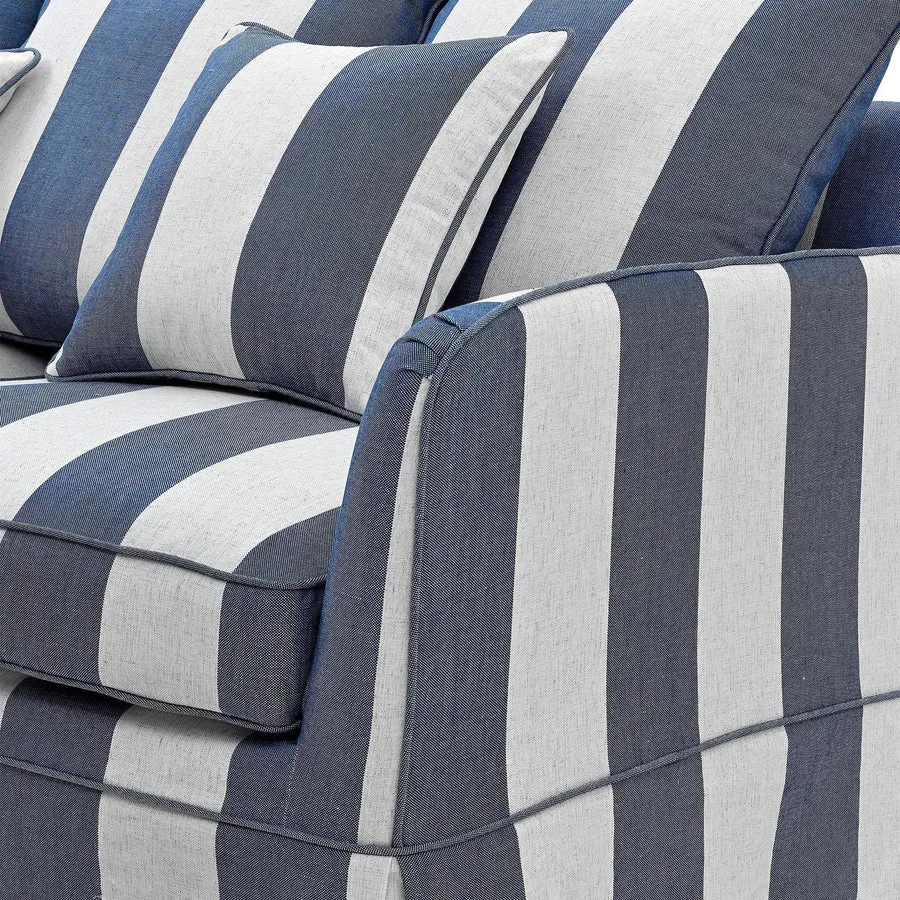 East Hampton Denham Stripe 2 Seater Sofa