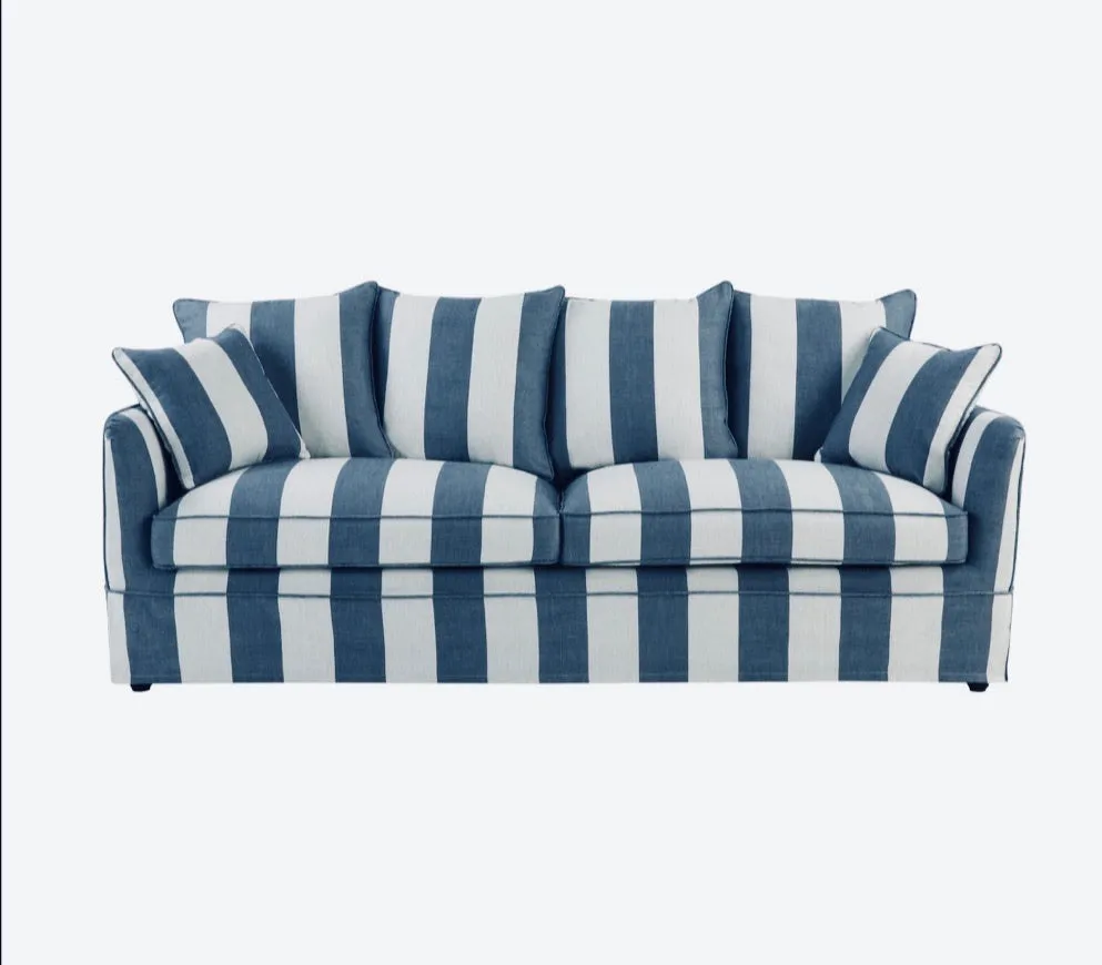 East Hampton Denham Stripe 2 Seater Sofa