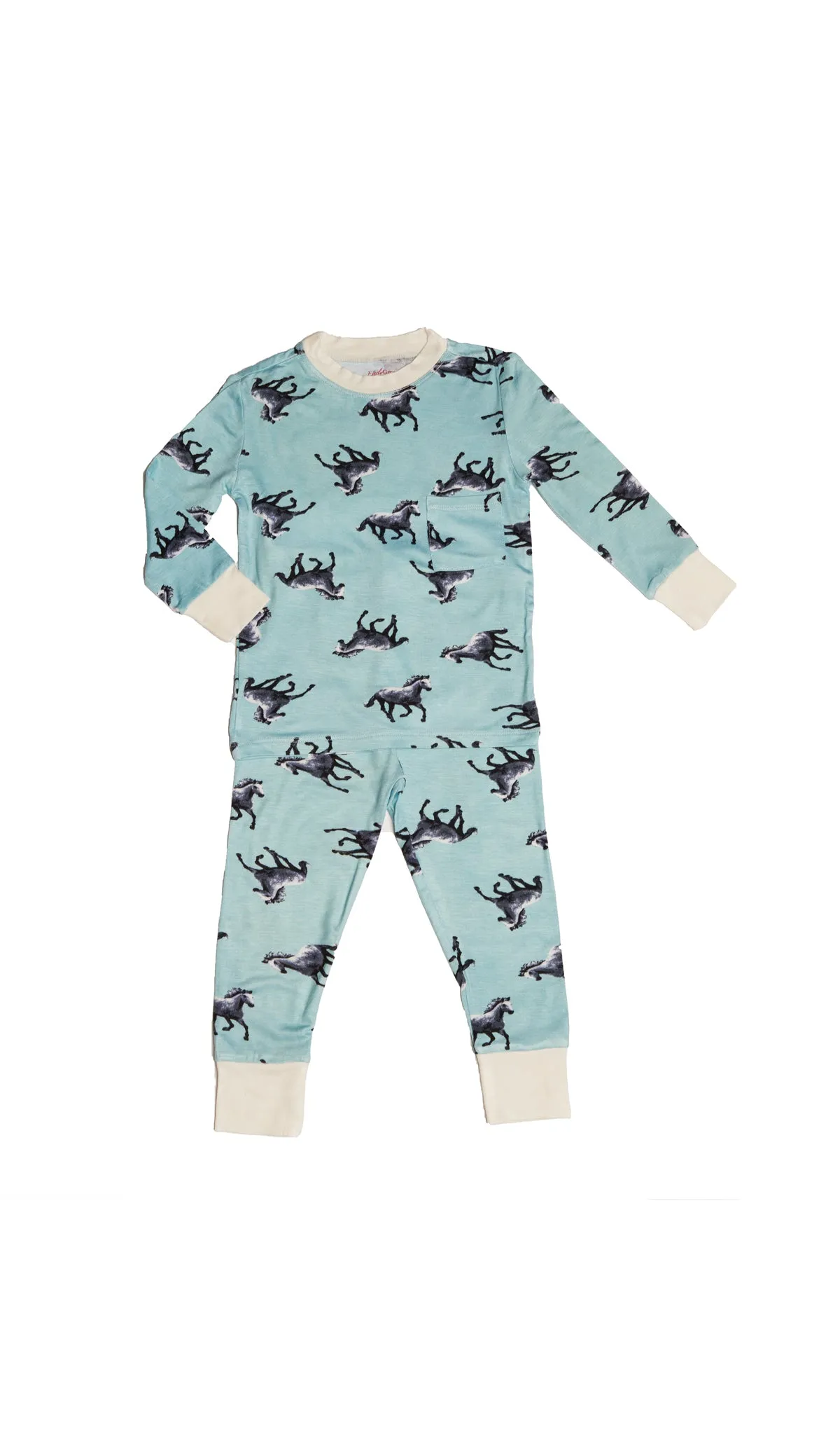 Emerson Kids 2 Piece Pant PJ - Horse