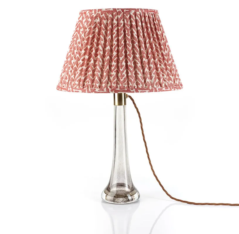 Fermoie Lampshade in Red Rabanna