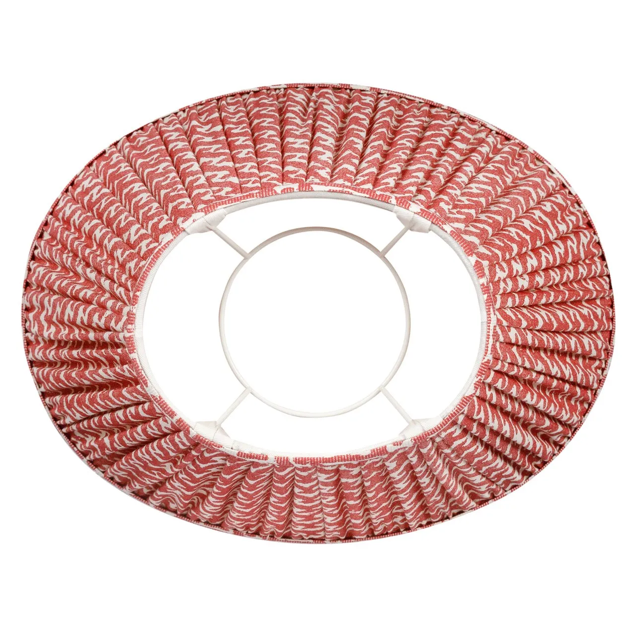 Fermoie Lampshade in Red Rabanna