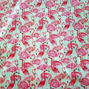 Flamingo Fabric, Digital Printed, ZoZo Designs