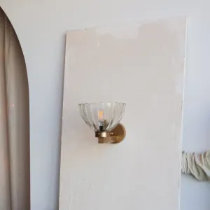 Floral Art Deco Wall Light