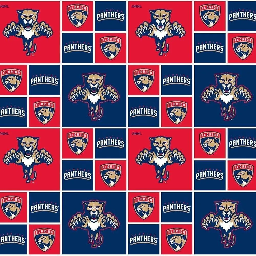 Florida Panthers NHL Hockey Fabric