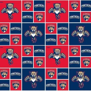 Florida Panthers NHL Hockey Fabric