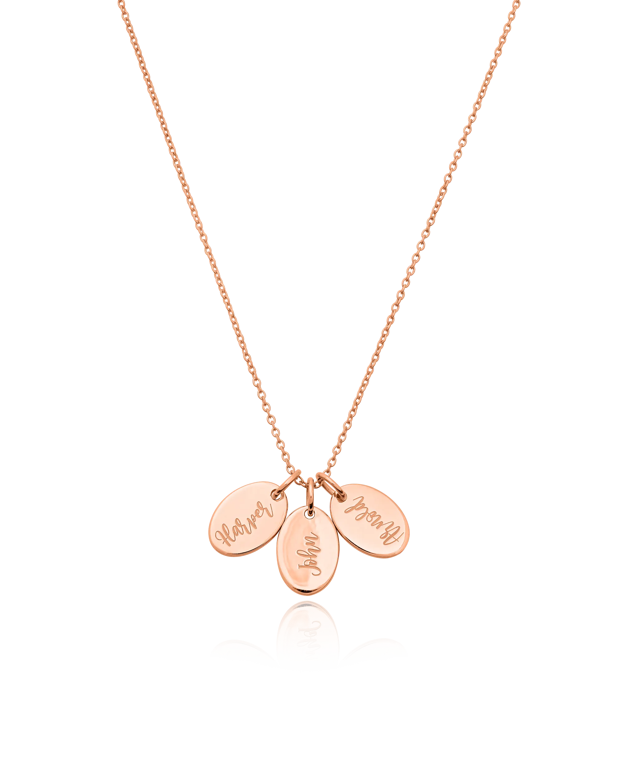 Flower Necklace - 18K Rose Vermeil