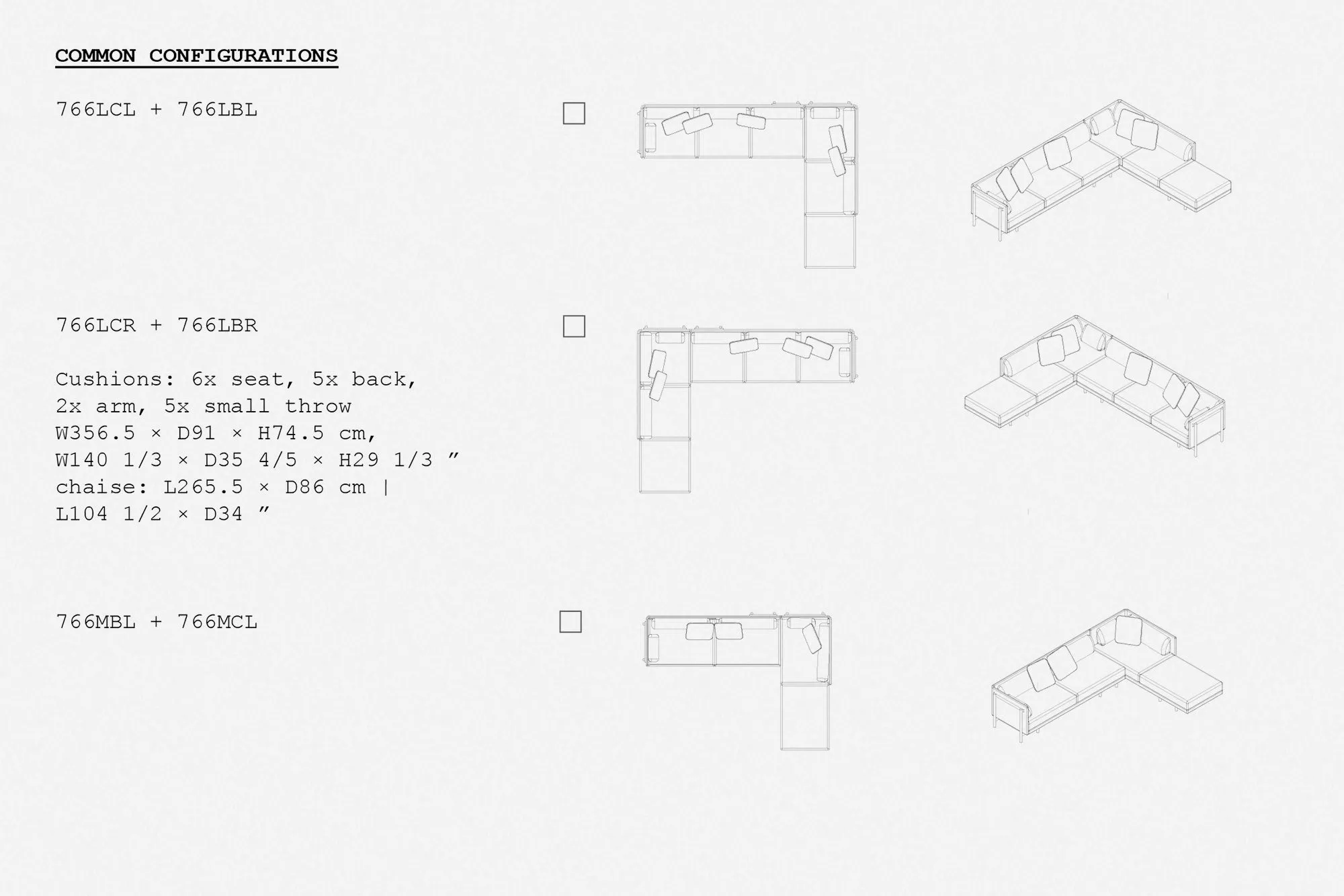 FRAME SOFA SYSTEM  - CREATE YOUR OWN