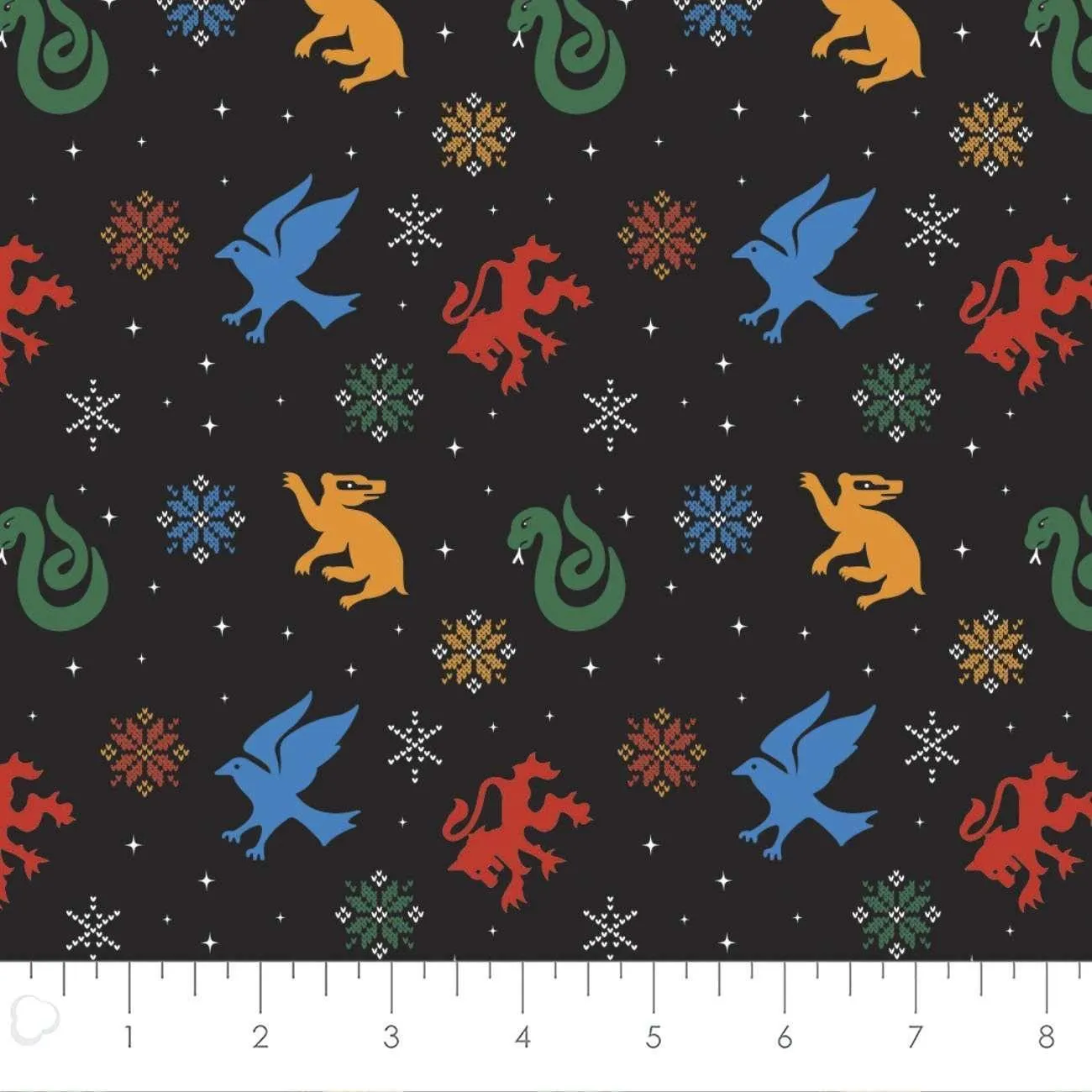 Harry Potter Fabric Snowflake House