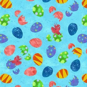 Henry Glass Dinosaur Egg Fabric Dinosaur Kingdom