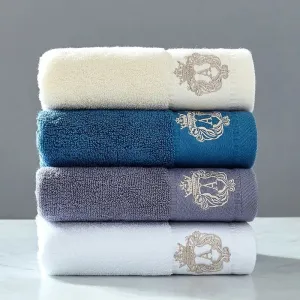 High-Grade Cotton Towel Set | Soft Bath and Face Towel Set | Luxury Bathroom Towel Sets | Perfect for Beach, Home, and Spa