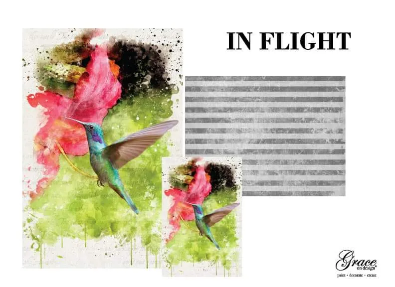 In Flight Decoupage Pack