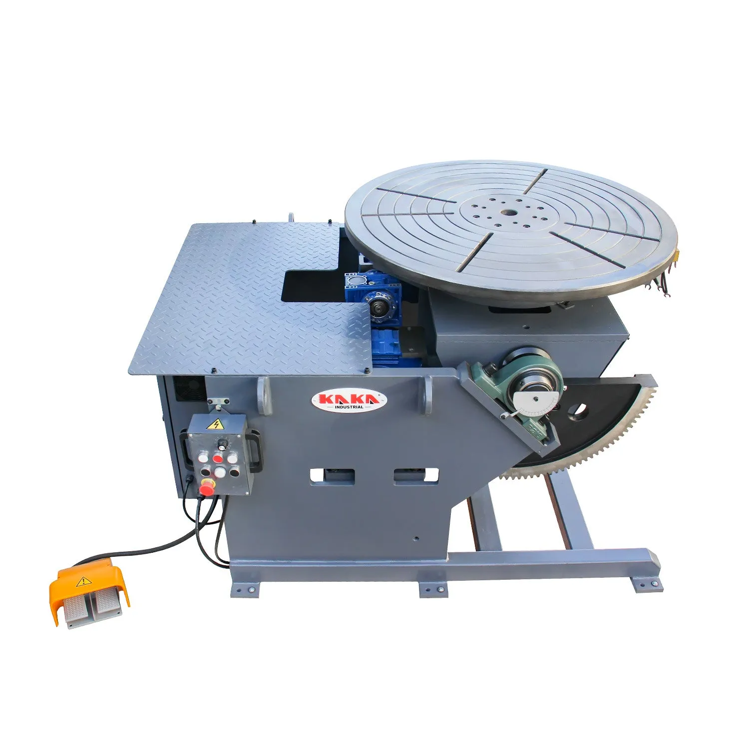 KANG Industrial WP-1000 Welding Positioner, 1000KG Fixed Height, Table Tilting Welding Porsitioner, Turn Table 415V