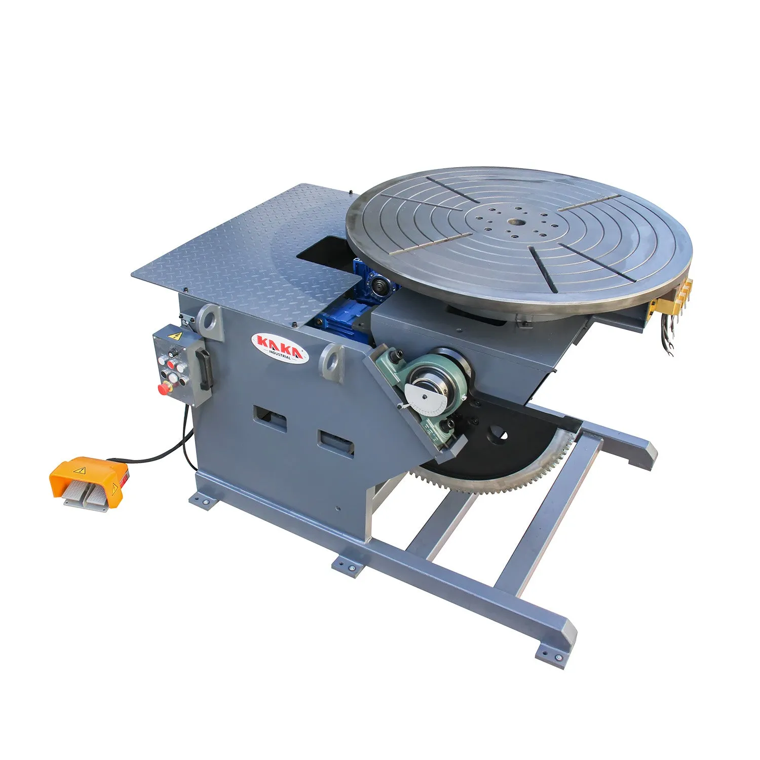 KANG Industrial WP-1000 Welding Positioner, 1000KG Fixed Height, Table Tilting Welding Porsitioner, Turn Table 415V