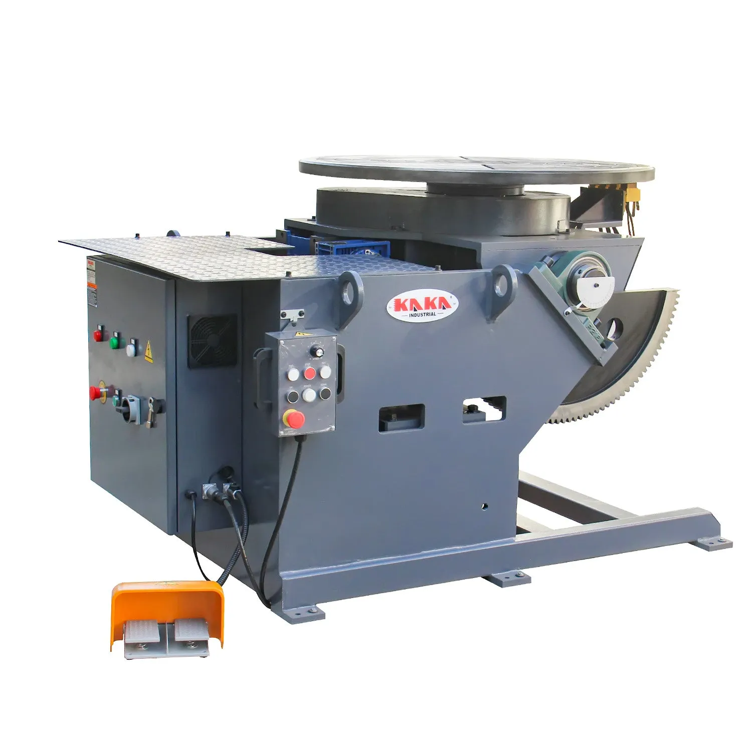 KANG Industrial WP-1000 Welding Positioner, 1000KG Fixed Height, Table Tilting Welding Porsitioner, Turn Table 415V