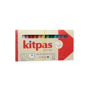 Kitpas Crayons 12 Colours