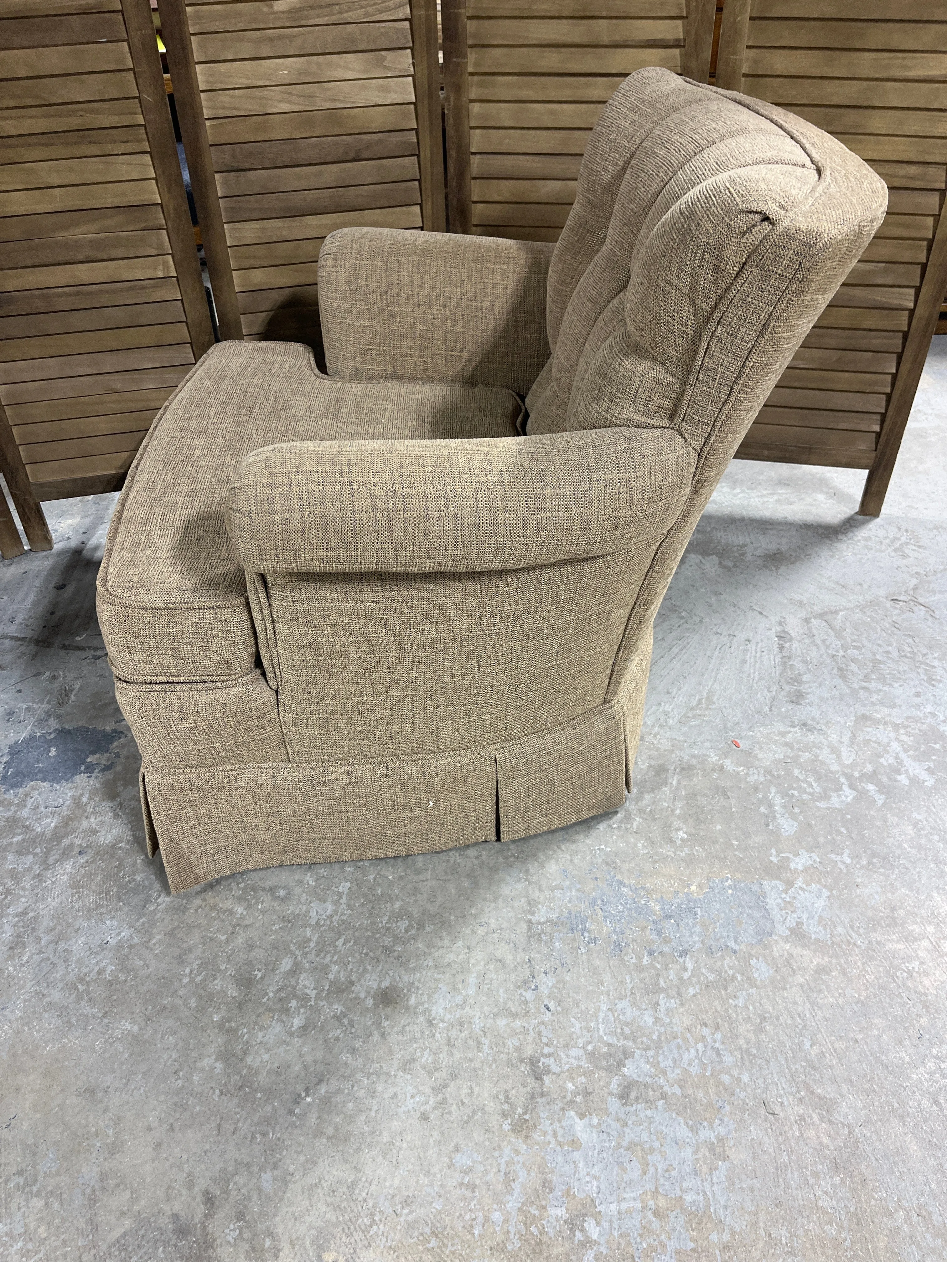 Light Brown/Tan Upholstered Chair