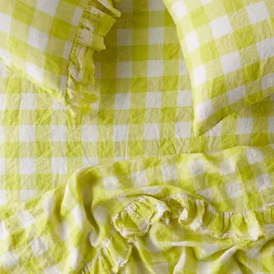 Limoncello 100% Linen Fitted Sheet