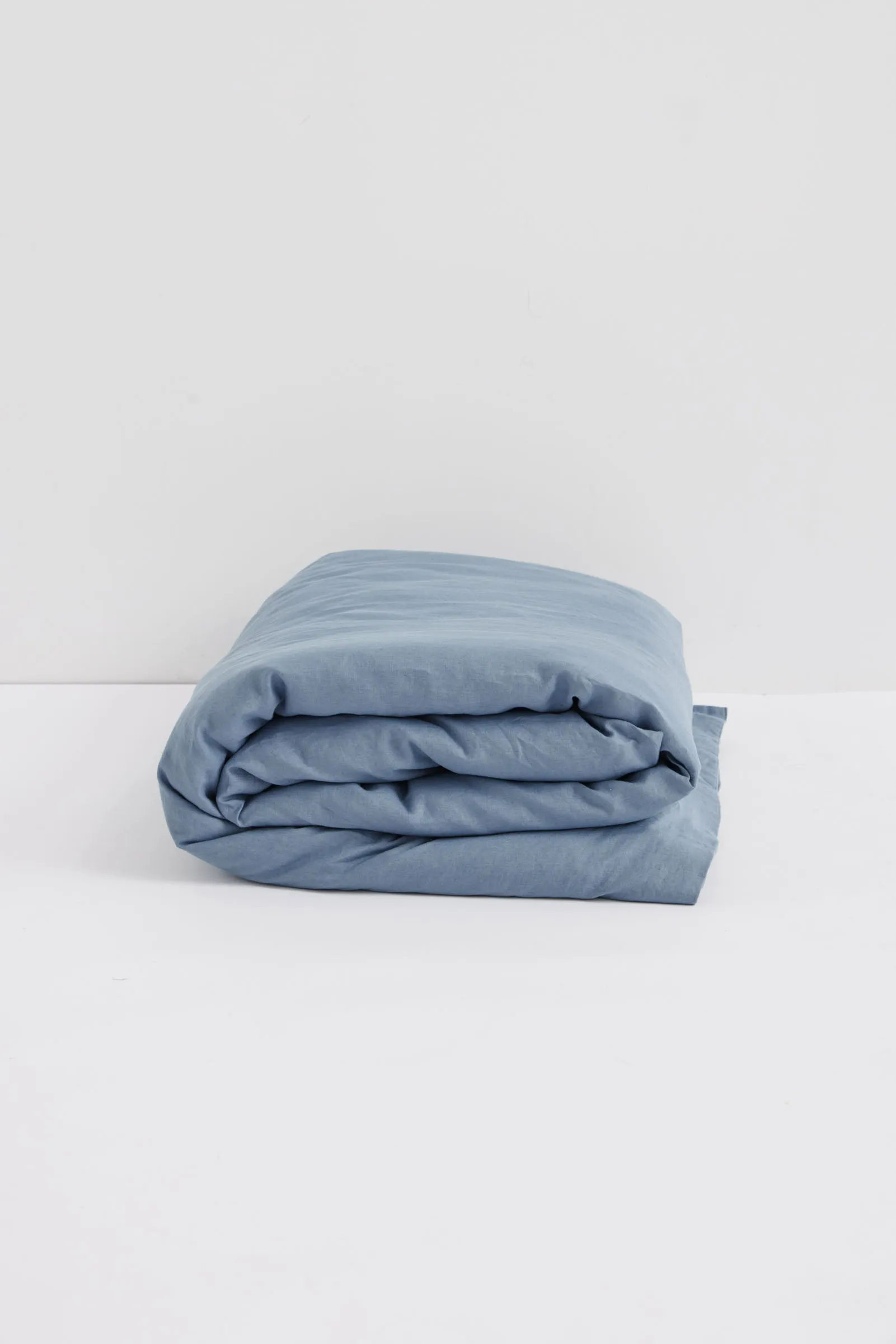 Linen Fitted Sheet Ocean