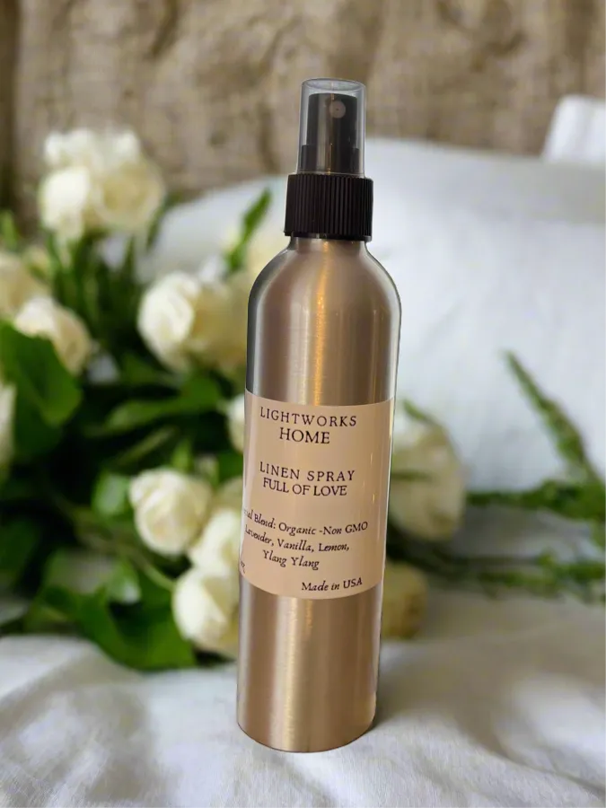 Linen Spray - Full of Love 8 oz Organic Non GMO