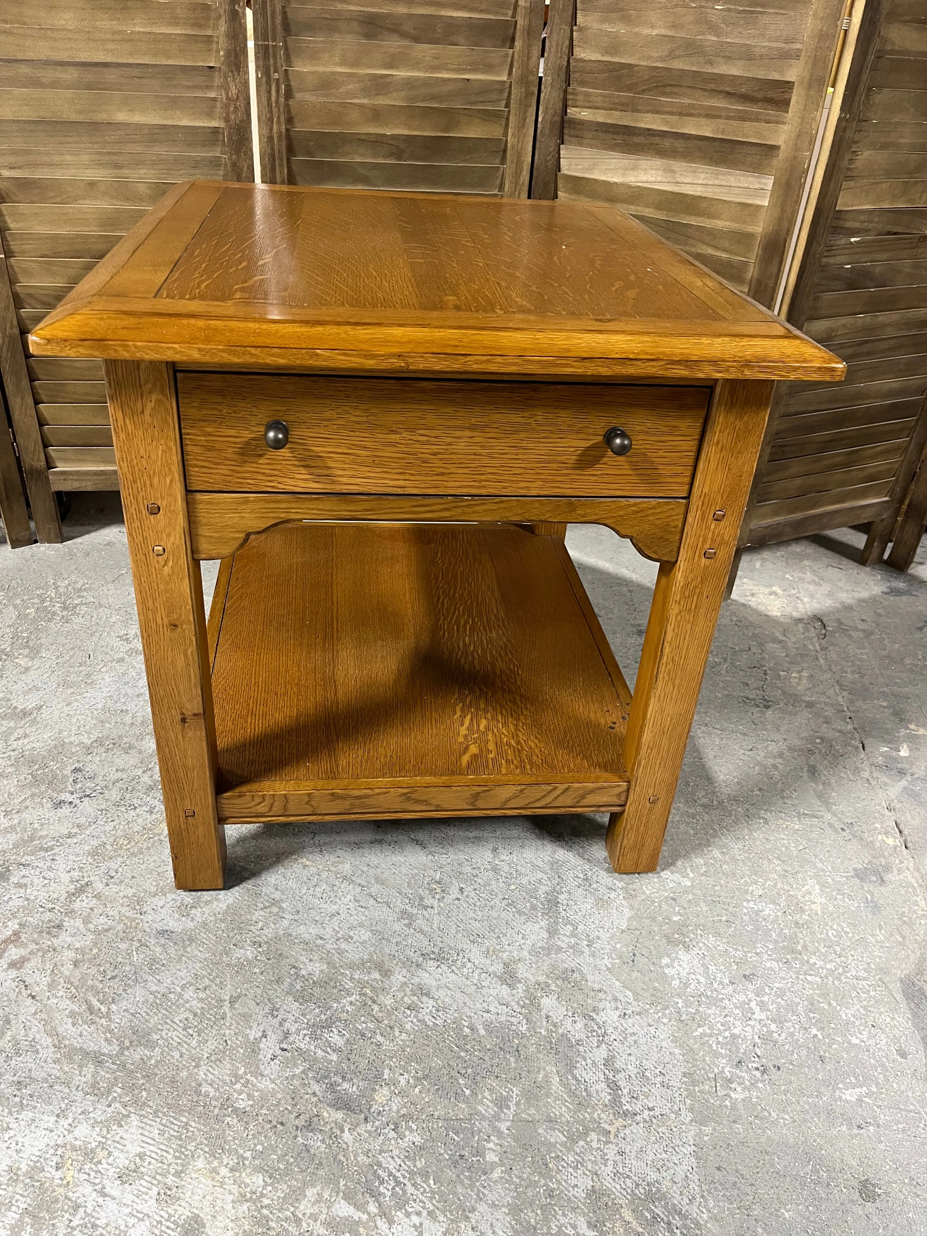 One Drawer End Table