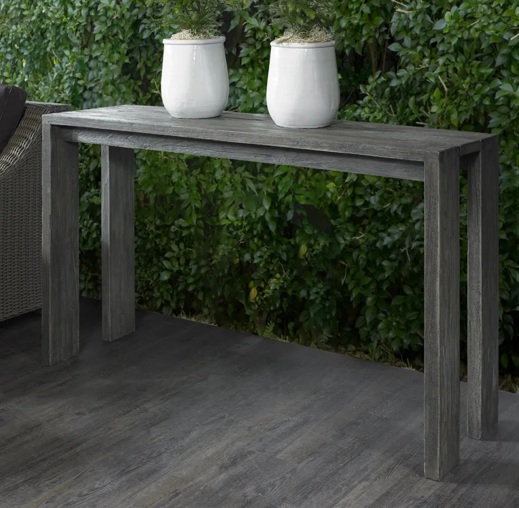 OUTDOOR RALPH RECLAIMED TEAK CONSOLE TABLE