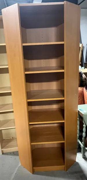 Particle Board Bookcase with Adjustable Shelves