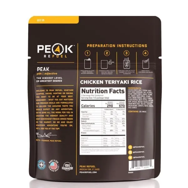 Peak Refuel Chicken Teriyaki Rice