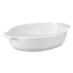 Porcelain Baking Dish Oval White 36cm