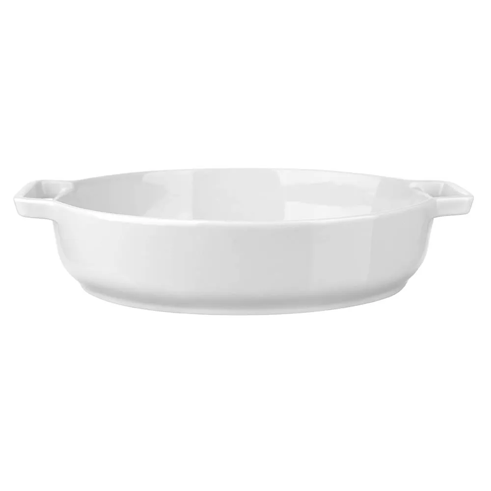 Porcelain Baking Dish Oval White 36cm