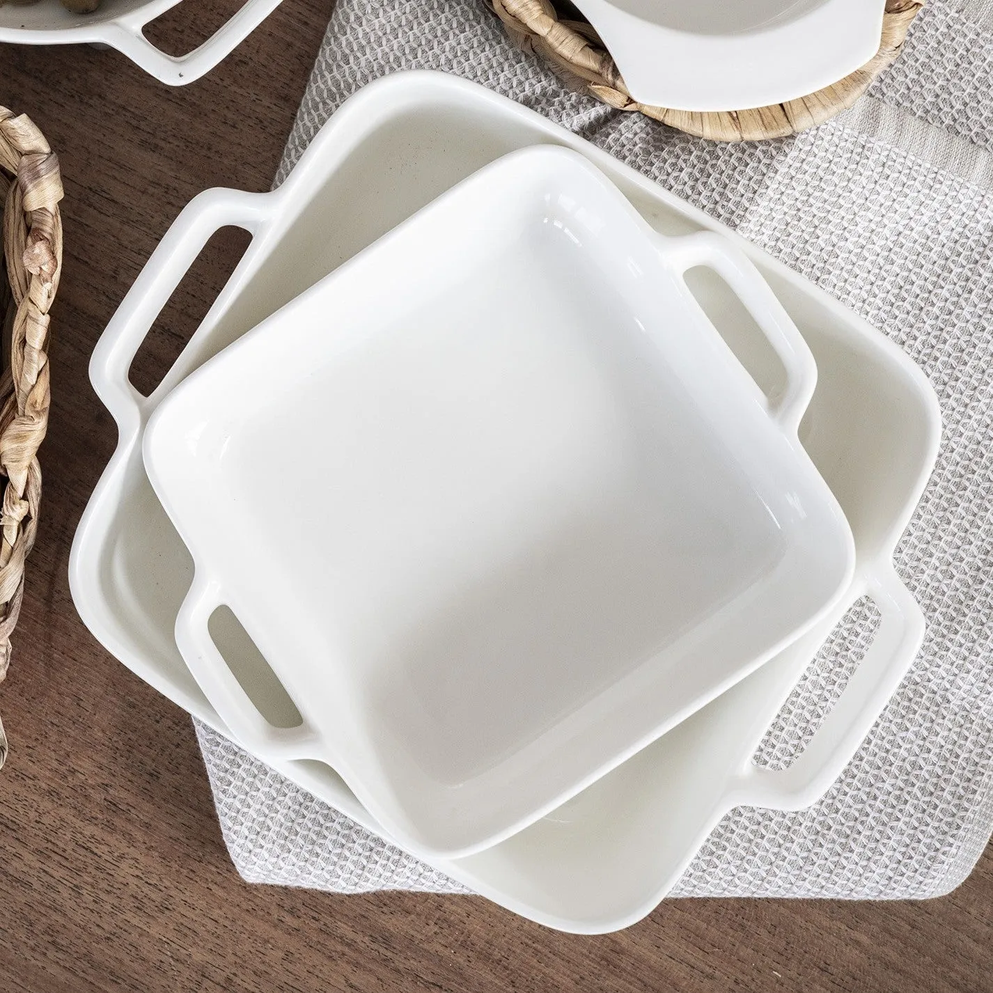 Porcelain Baking Dish Square 20cm