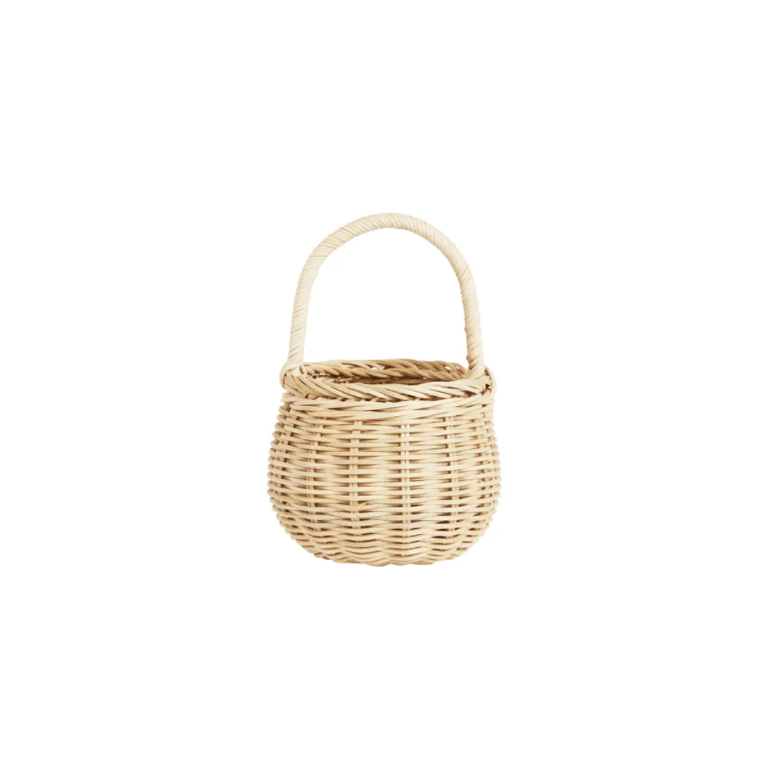 Rattan Berry Basket - Straw