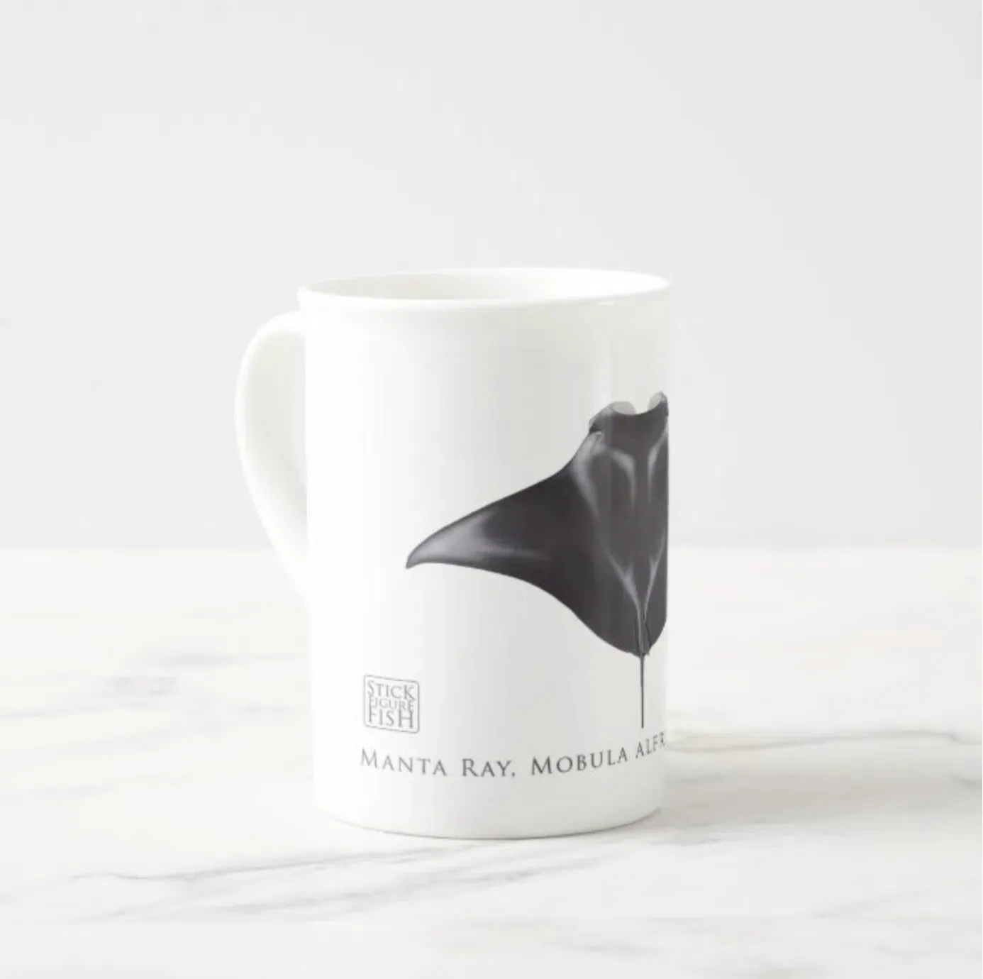 Reef Manta Ray - Fine Bone China Mug