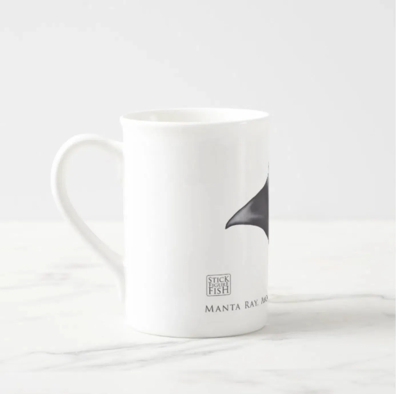 Reef Manta Ray - Fine Bone China Mug