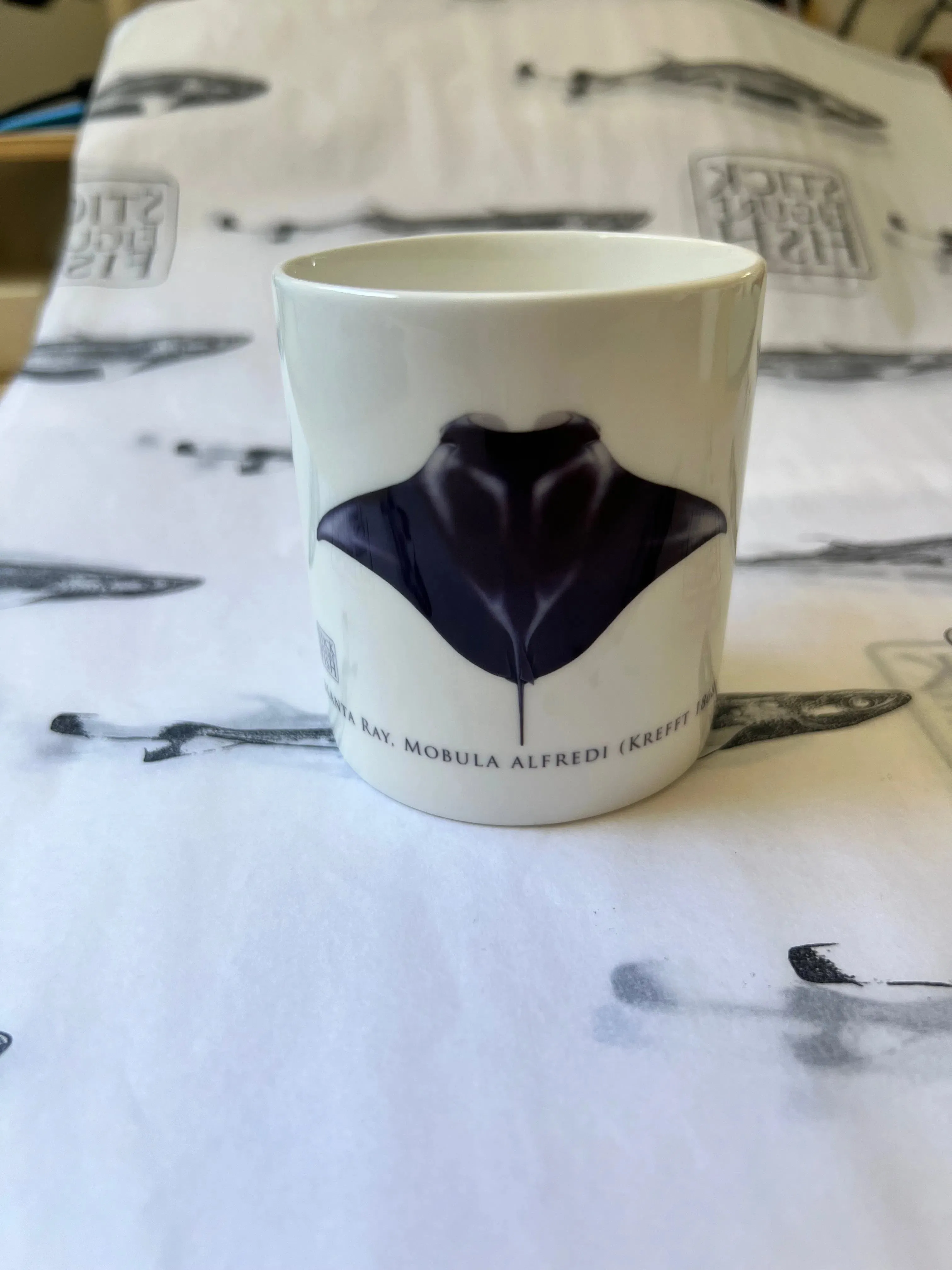 Reef Manta Ray - Fine Bone China Mug