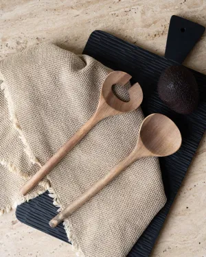 Salad Server Acacia Wood