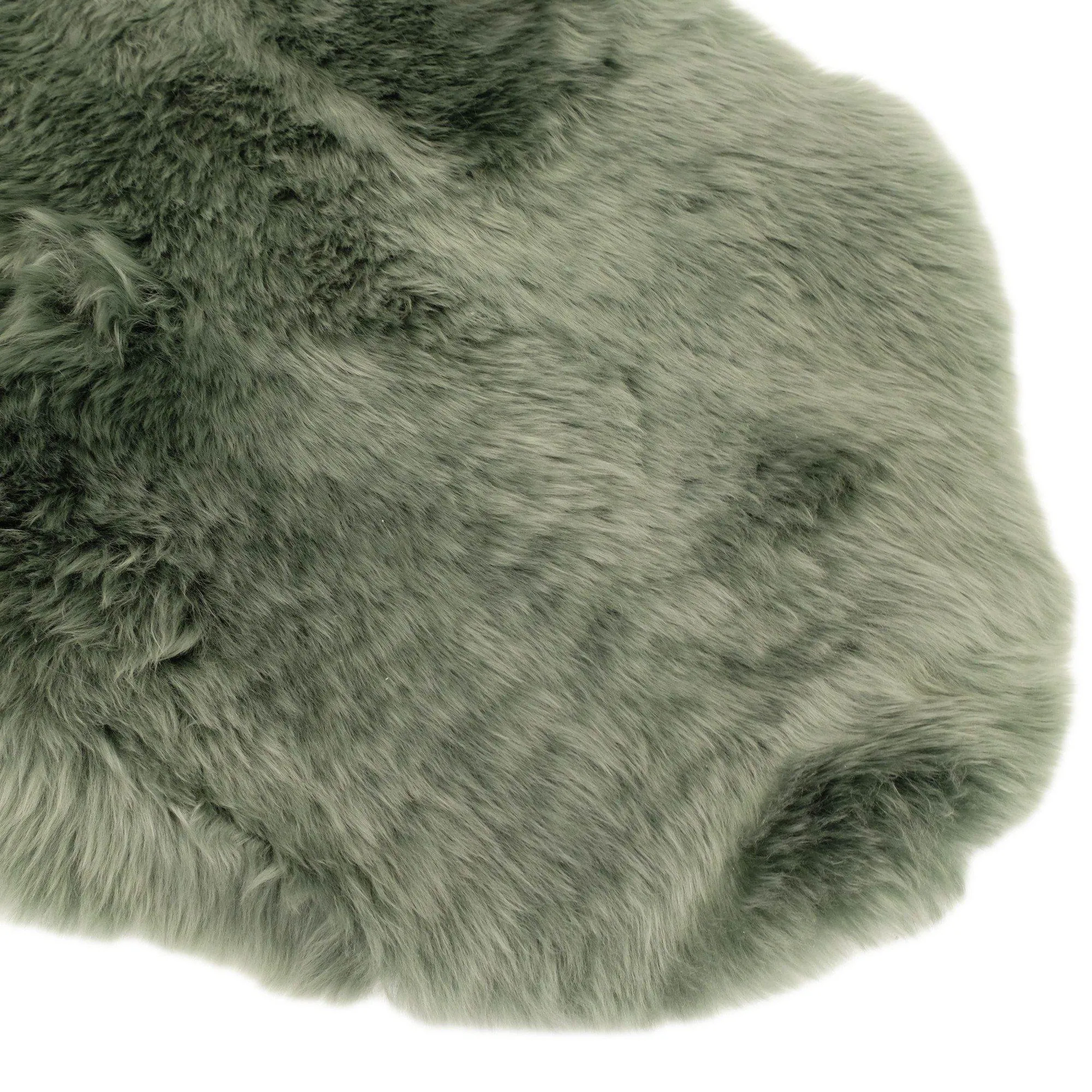 Sheepskin Rug - Green Tea - XXL (60cm) - Long Wool Australian Merino Sheepskin