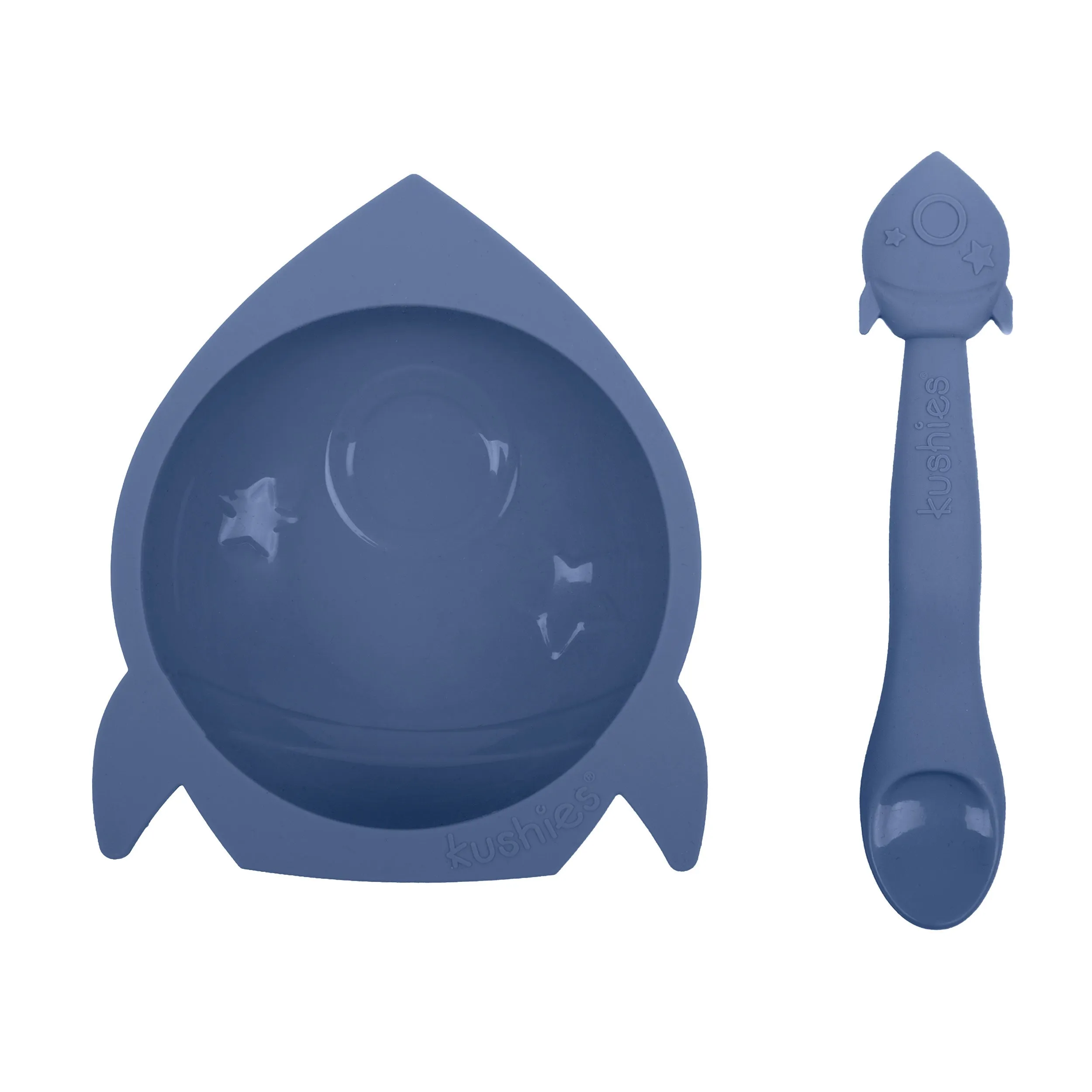 Silibowl & Spoon Set | Rocket