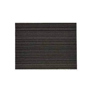 SKINNY STRIPE SHAG DOORMAT, STEEL